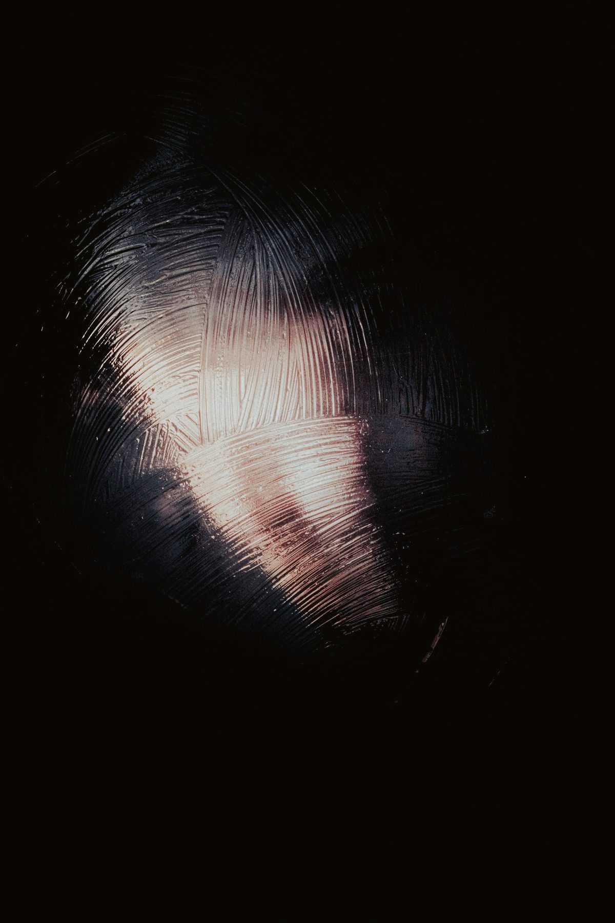 Soft light glow in darkness