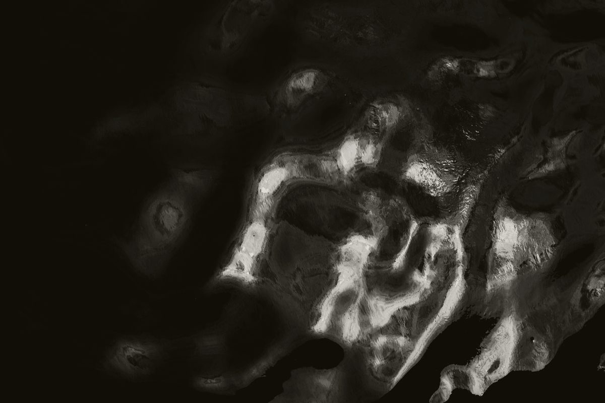 Abstract silver water texture