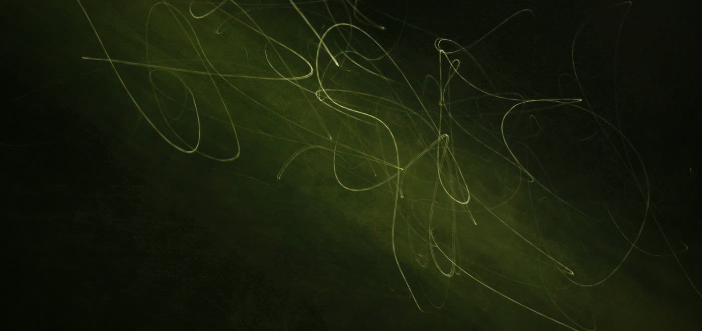 Abstract swirling light trails